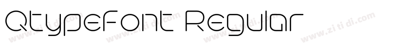 Qtypefont Regular字体转换 Qtypefont Regular字体转换